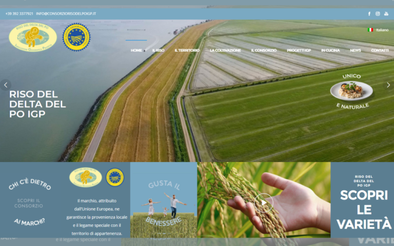 Il Riso del Delta del Po IGP ha un nuovo sito web!